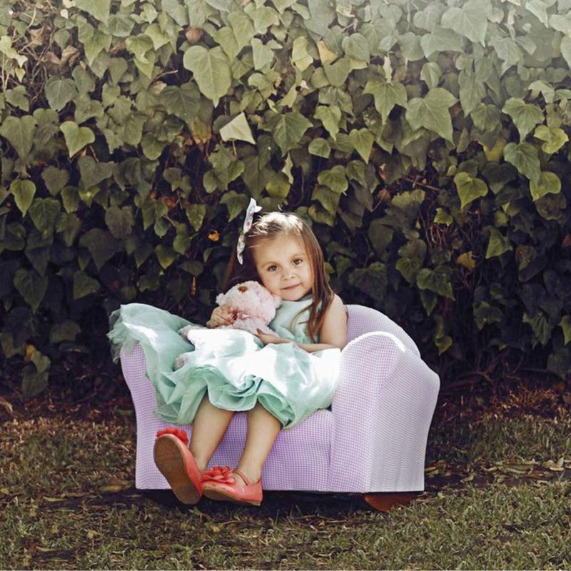 Keet Keet Roundy Rocking Chair Ghingham Brown