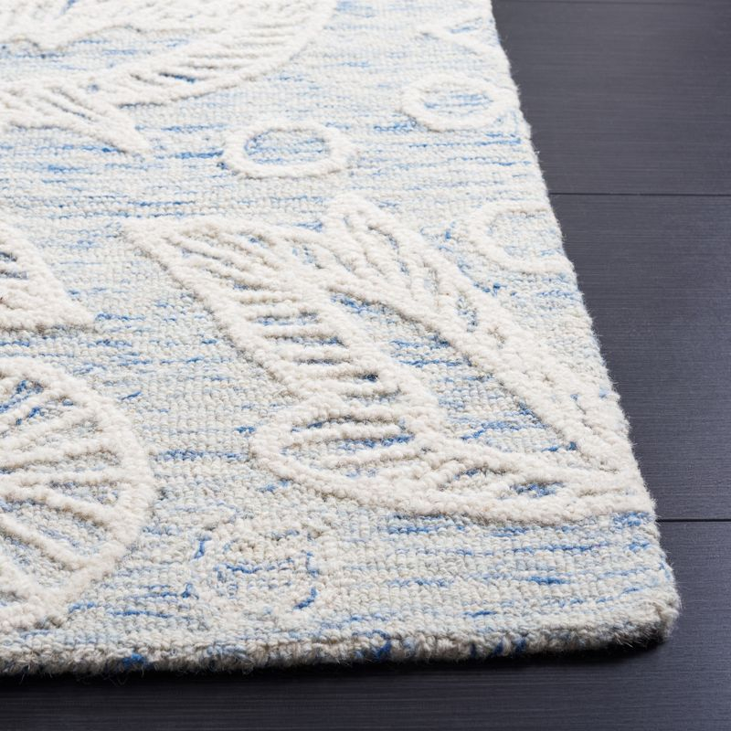 Jardin JAR727 Hand Tufted Area Rug - Blue/Ivory - 4'x6' - Safavieh.