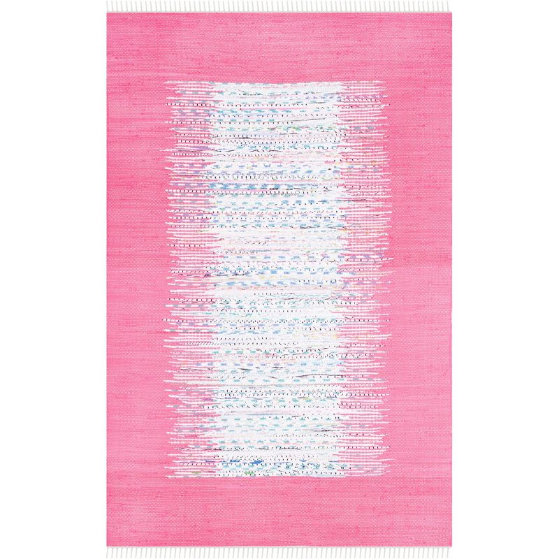 Montauk MTK711 Hand Woven Area Rug - Ivory/Pink - 5'x8' - Safavieh.
