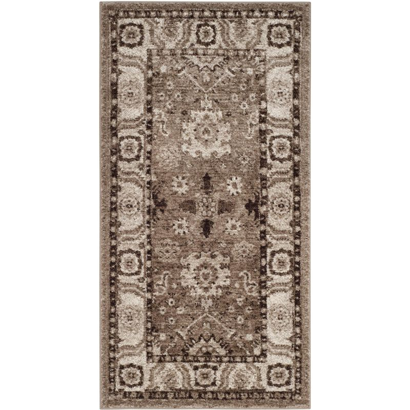 Vintage Hamadan VTH214 Power Loomed Indoor Area Rug - Taupe - 4'x6' - Safavieh