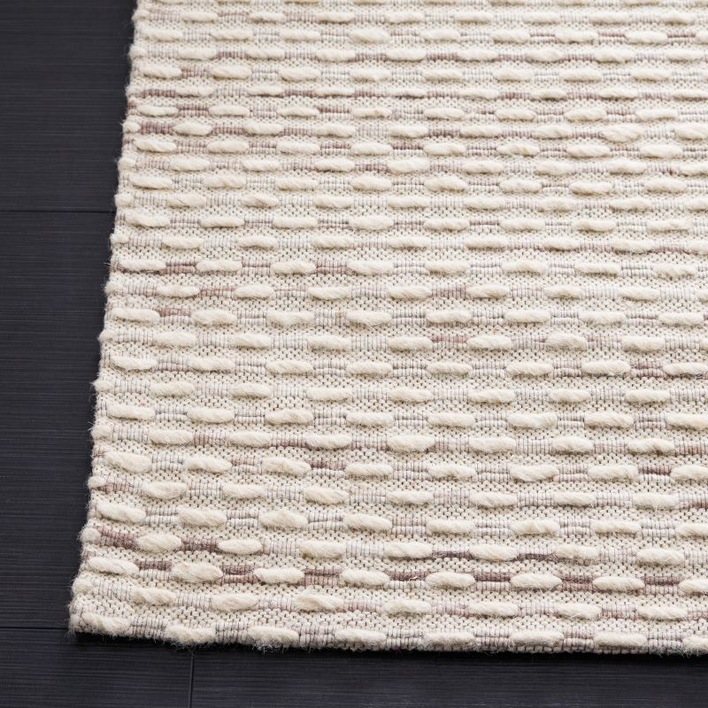 Marbella MRB158 Hand Woven Indoor Area Rug - Beige - 6'x9' - Safavieh