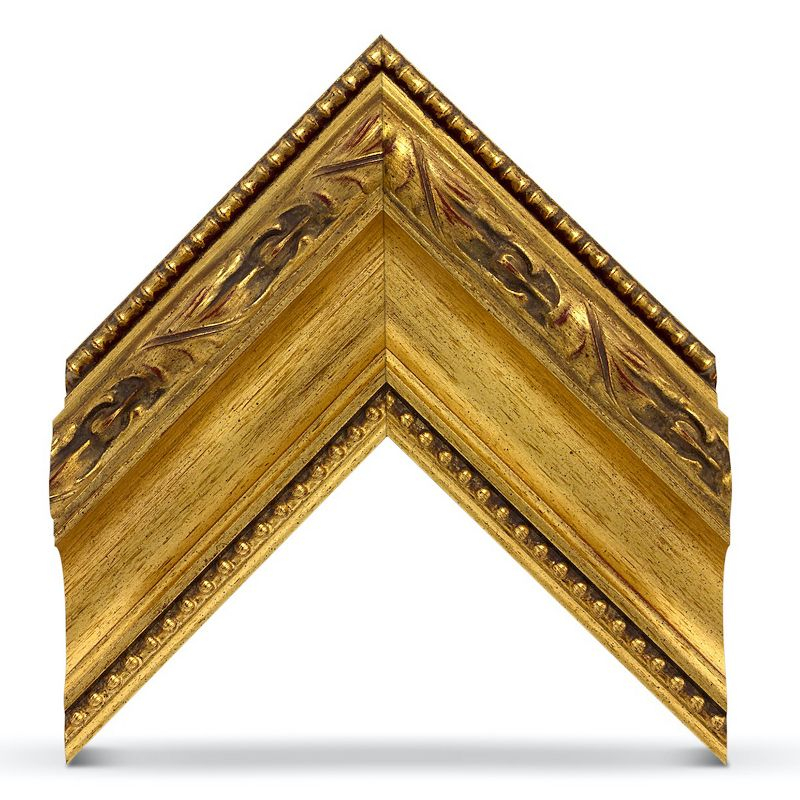 Deco TV Frames 43" Frame for Samsung The Frame TV 2021-2024 (Ornate Gold)