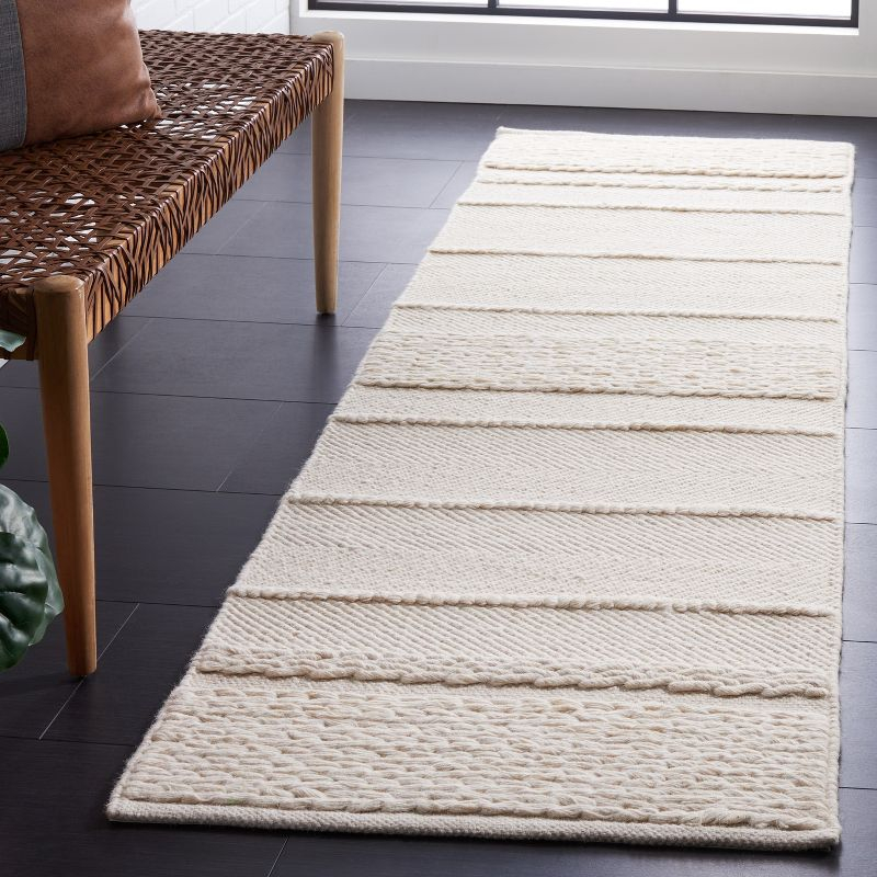 Natura NAT216 Hand Woven Runner Rug - Ivory - 2'3"x8' - Safavieh.