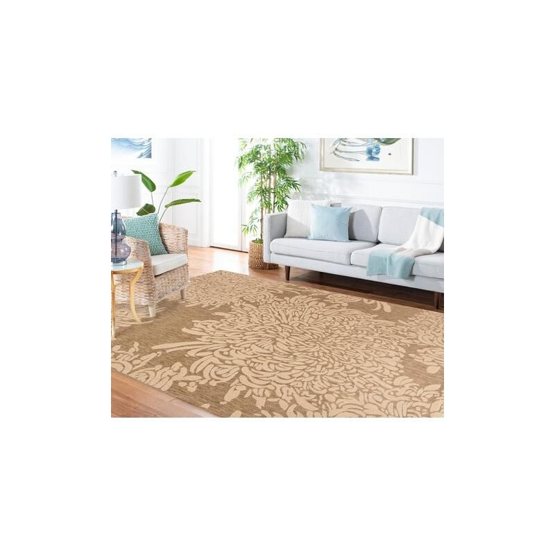 Chrysanthemum Martha Stewart Performance Floral Rug