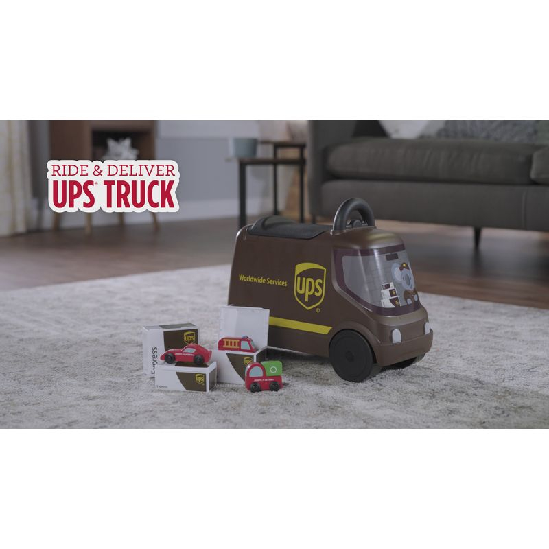 Radio Flyer UPS Delivery Truck Ride-On