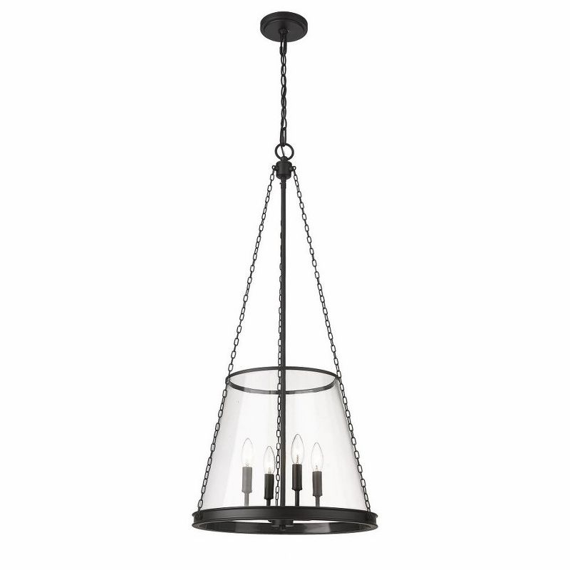 Z-Lite Prescott 4 - Light Pendant in  Matte Black