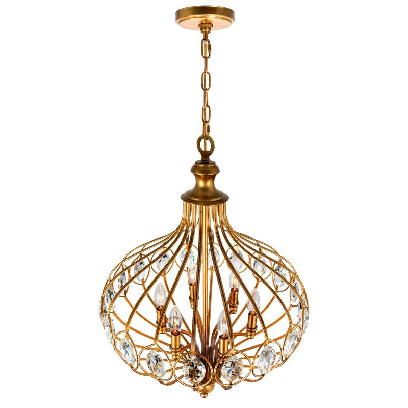 CWI Lighting,Altair 6 Light Chandelier With Antique Bronze Finish