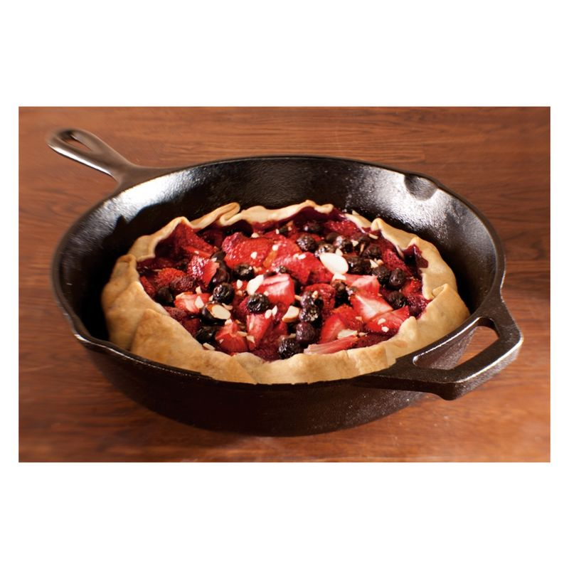 Lodge 10.25" Cast Iron Skillet: Preseasoned, Tarnish & Heat-Resistant, Gas & Electric Compatible, 6" Handle
