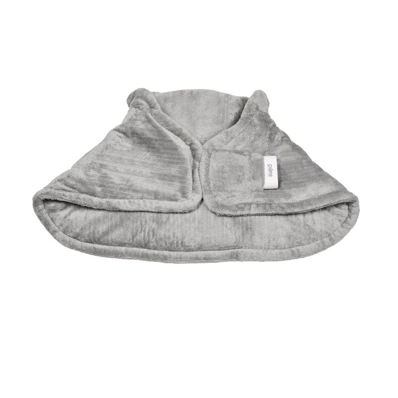Pure Enrichment PureRelief Cordless Neck & Shoulder with 4 Heat Settings and 2hr Portable Use Heating Pad - Mist Gray