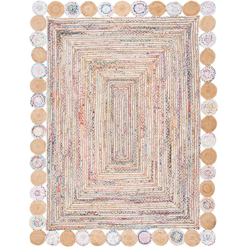 Cape Cod CAP201 Woven Indoor Area Rug - Beige/Multi - 8'x10' - Safavieh