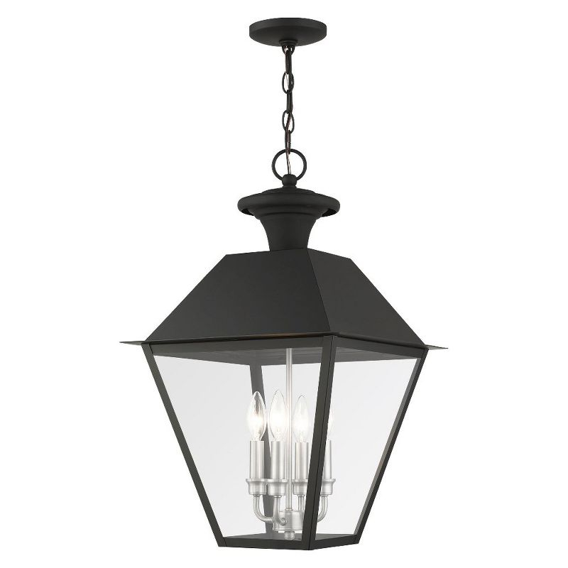 Livex Lighting Mansfield 4 - Light Pendant in  Black
