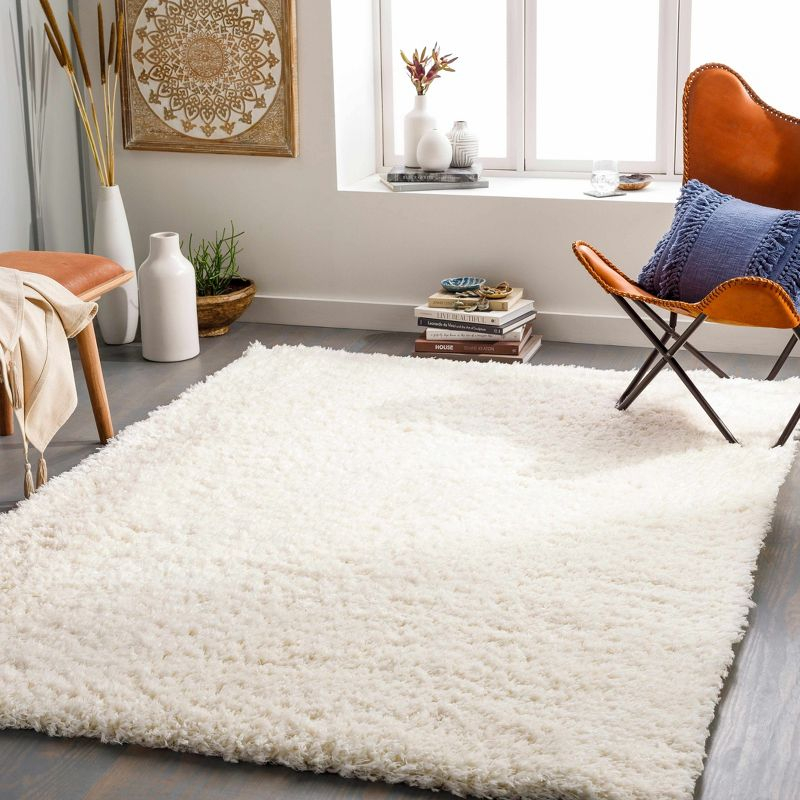 Hauteloom Rectangle Area Rug  Cream