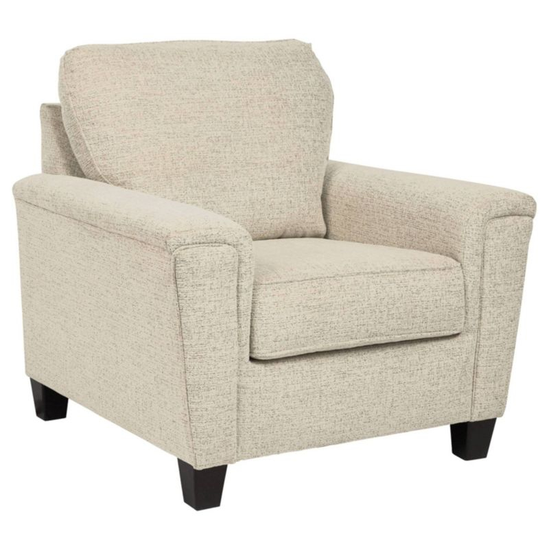 Abinger Accent Chair Natural: Plush Chenille, Contemporary Side Chair - Signature Design by Ashley