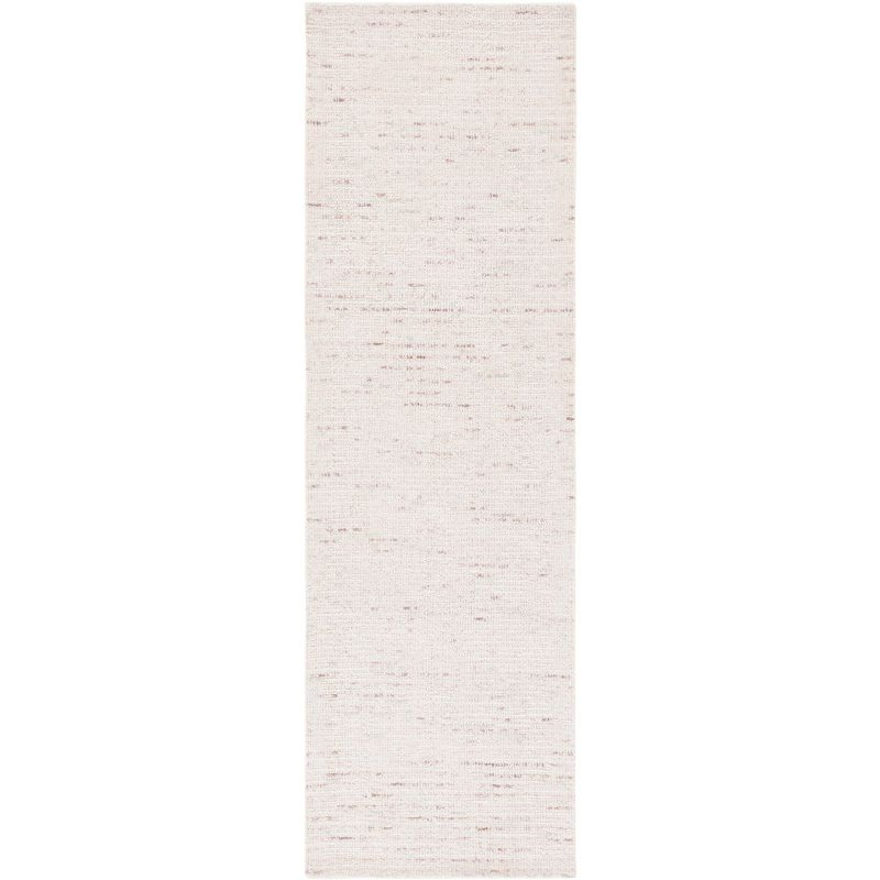 Abstract ABT468 Handmade Indoor Runner - Ivory/Brown - 2'-3"x8' - Safavieh