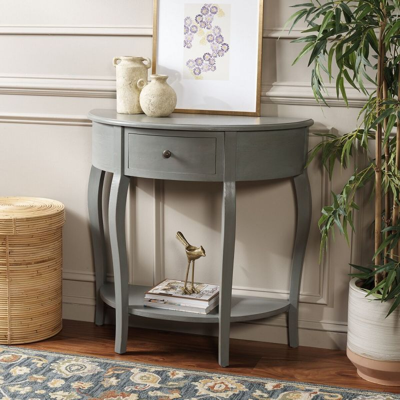 Jan Console - AMH6569A - Gray - Safavieh Couture