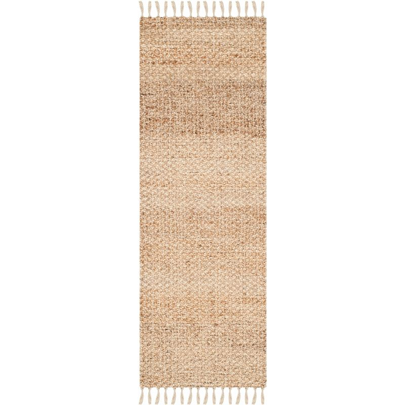 Natural Fiber NF733 Hand Woven Runner Rug - Natural - 2'3"x17' - Safavieh.