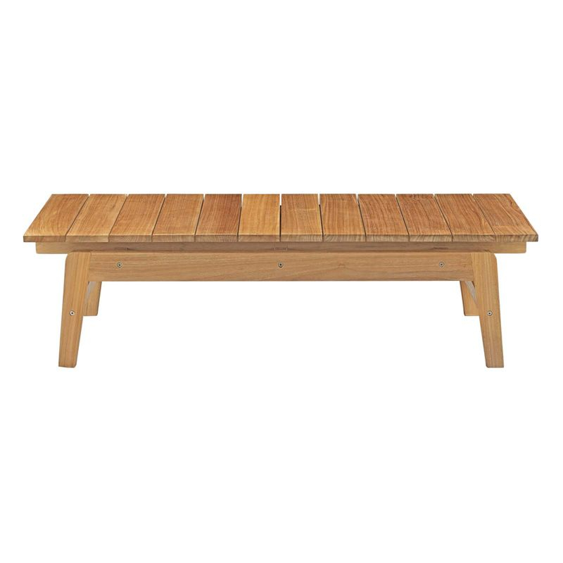 Modway Bayport Outdoor Patio Teak Coffee Table