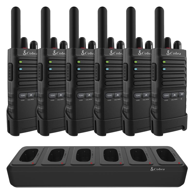 Cobra PX650 Pro Business 42-Mile-Range 2-Way Radios (6 Pack) in Black
