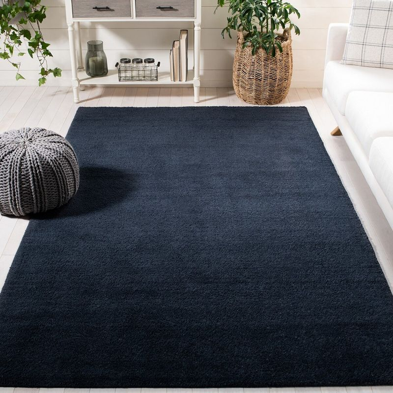 Himalaya HIM610 Handmade Area Rug - 4'x6' - Black - Safavieh