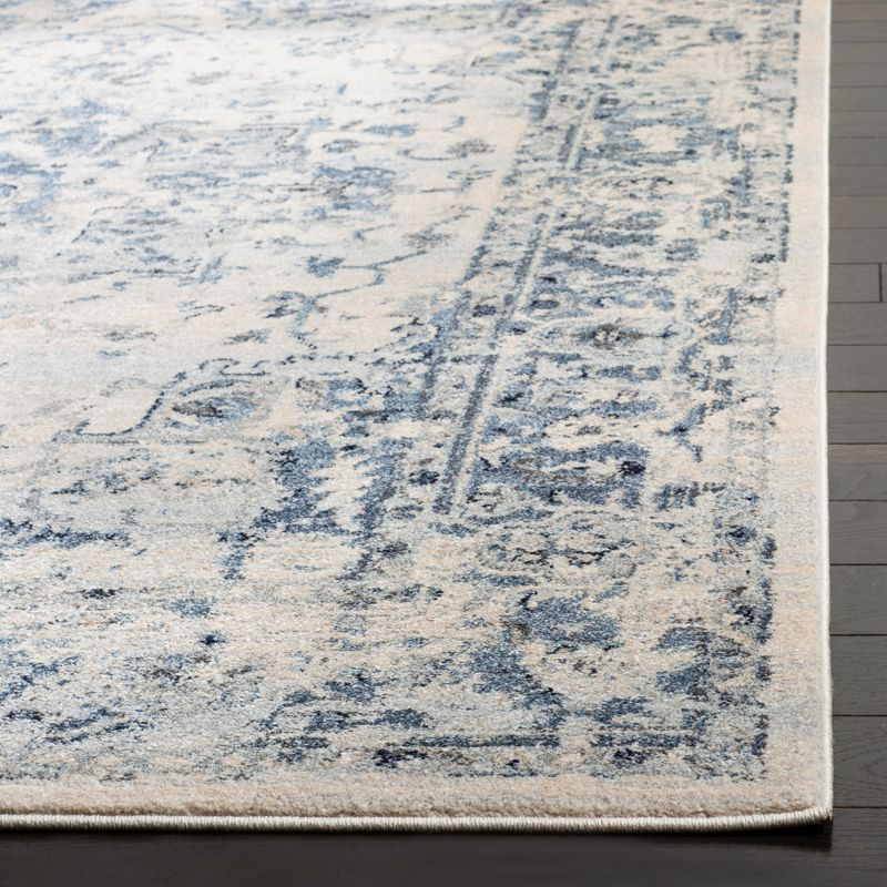 Charleston CHL411 Loomed Indoor Area Rug - Ivory/Navy - 8'x10' - Safavieh