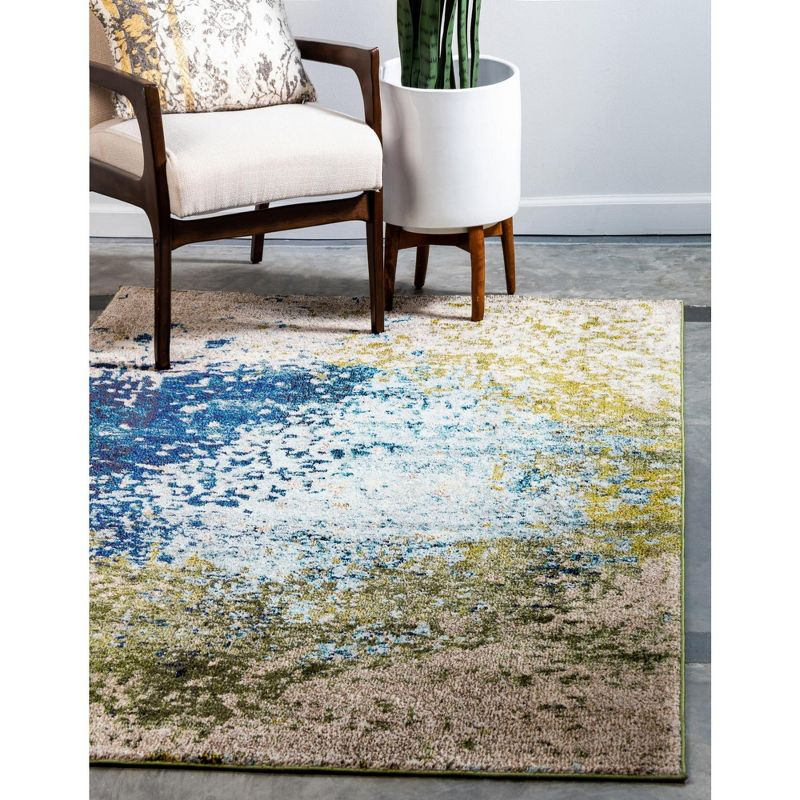 Unique Loom 9' 0 x 12' 2 Blue Estrella Vella Area Rug