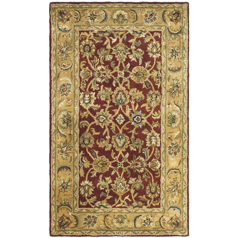 Classic CL758K Hand Tufted Area Rug - Rust/Camel - 4'x6' - Safavieh..