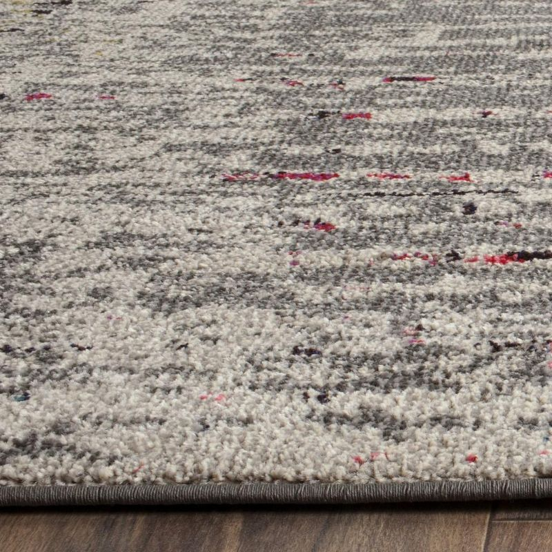 Monaco MNC209 Power Loomed Indoor Area Rug - Grey/Ivory - 8'x11' - Safavieh.