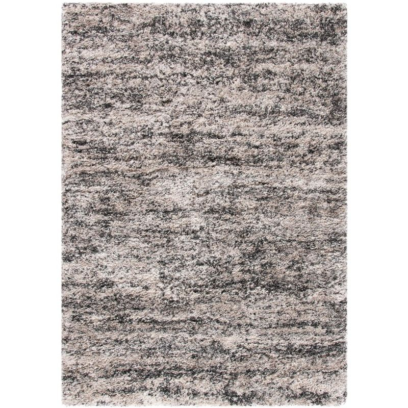 Iceland Shag ISG519 Power Loomed Area Rug - Cream/Grey - 5'3"x7'6" - Safavieh