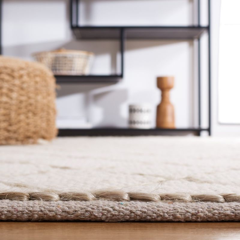 Natura NAT223 Hand Woven Indoor Area Rug - Ivory/Natural - 5'x8' - Safavieh