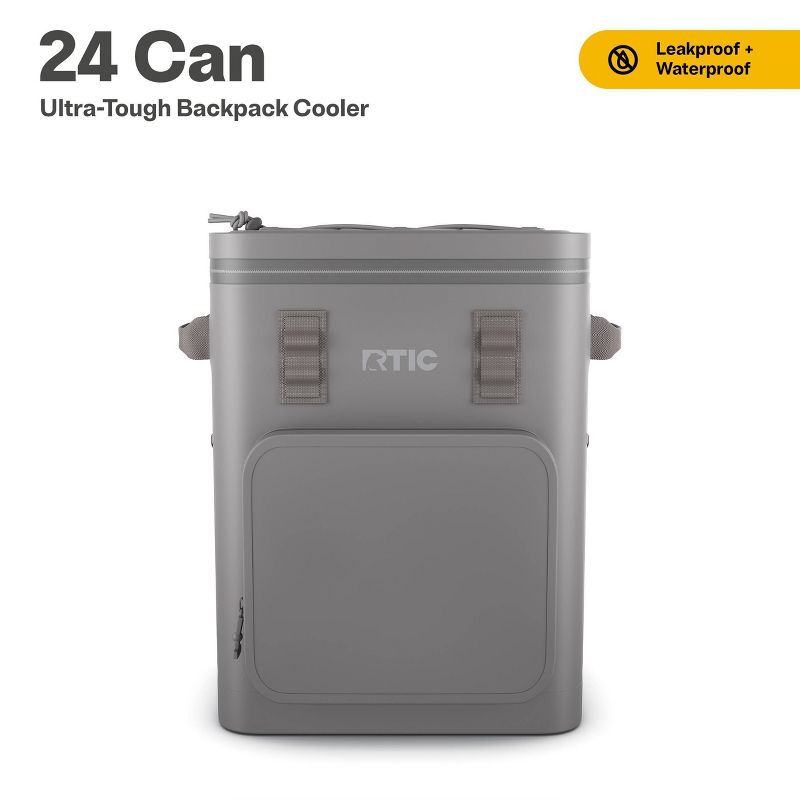 RTIC Outdoors 24qt Ultra-Tough Backpack Cooler - Gray