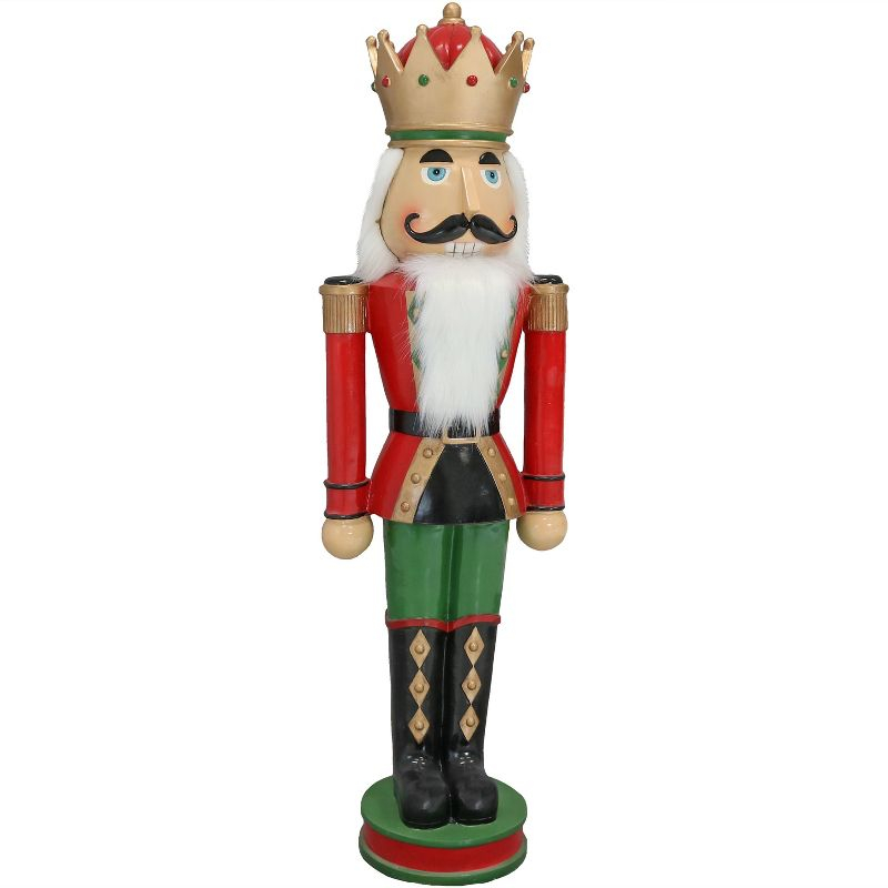 Sunnydaze Polyresin Matthias the Nutcracker Prince Christmas Holiday Decoration - 37" - 1 Nutcracker
