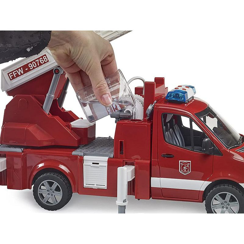 Bruder MB Sprinter Fire Engine w Ladder Water Pump & L/Smodule