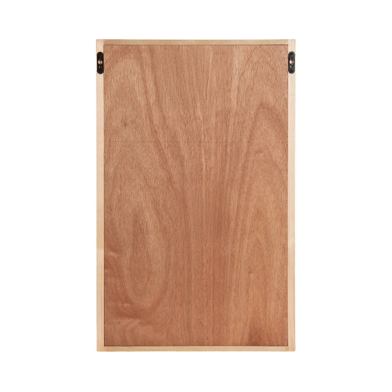 Kate & Laurel All Things Decor 30" Ori Rattan/Wood Wall Shelf Natural