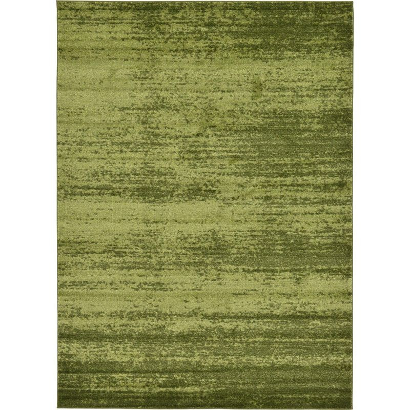 Unique Loom Del Mar Collection Area Rug - Lucille (7' 1" x 10' Rectangle Green/Hunter Green)