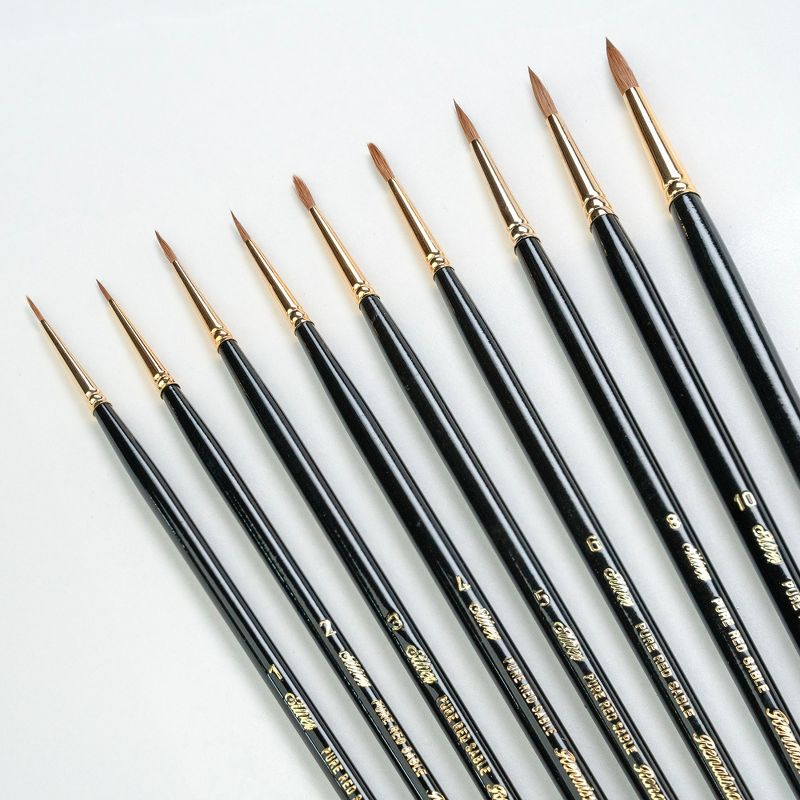Silver Brush Renaissance Rounds, 9 Brushes