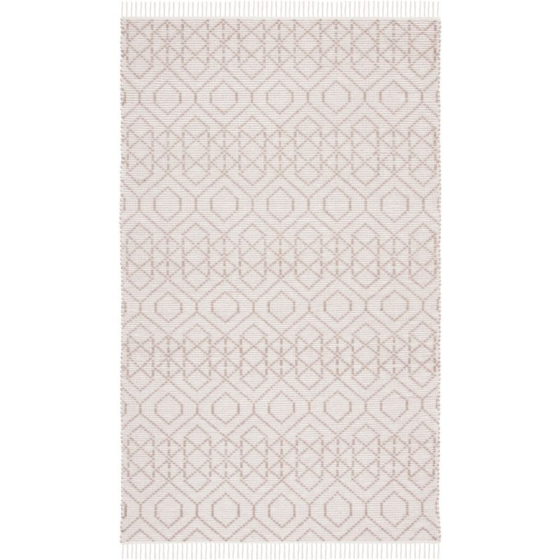 Montauk MTK652 Hand Loomed Area Rug - Brown/Beige - 5'x8' - Safavieh.