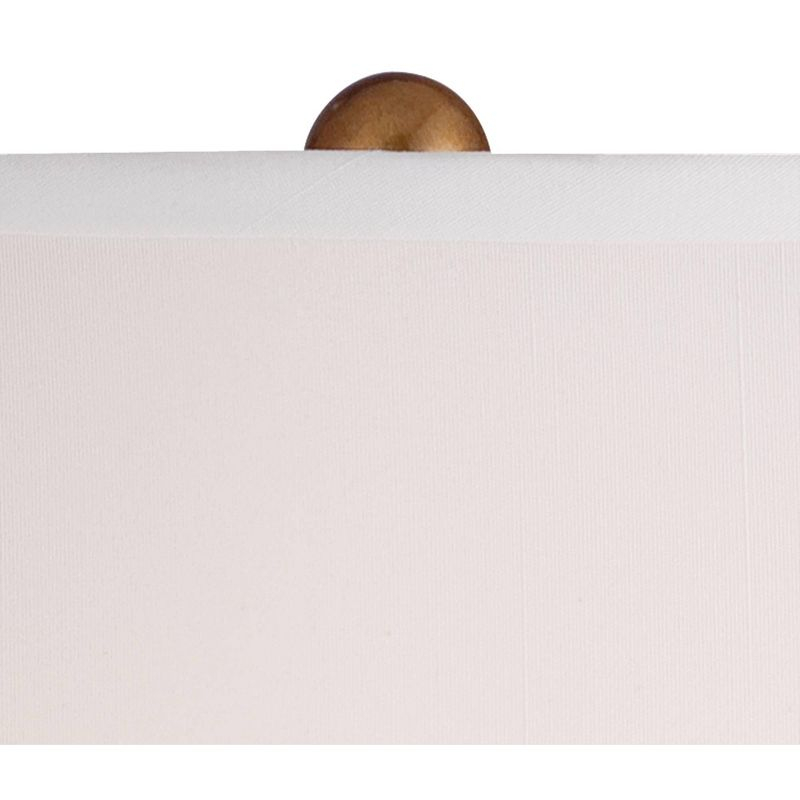 Barnes and Ivy Traditional Table Lamp 25" High Crackle Ceramic Blue and White Rose Vine Temple Jar White Bell Shade for Living Room Family