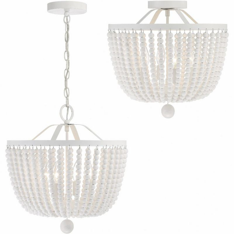 Crystorama Lighting Rylee 4 - Light Pendant in  Matte White