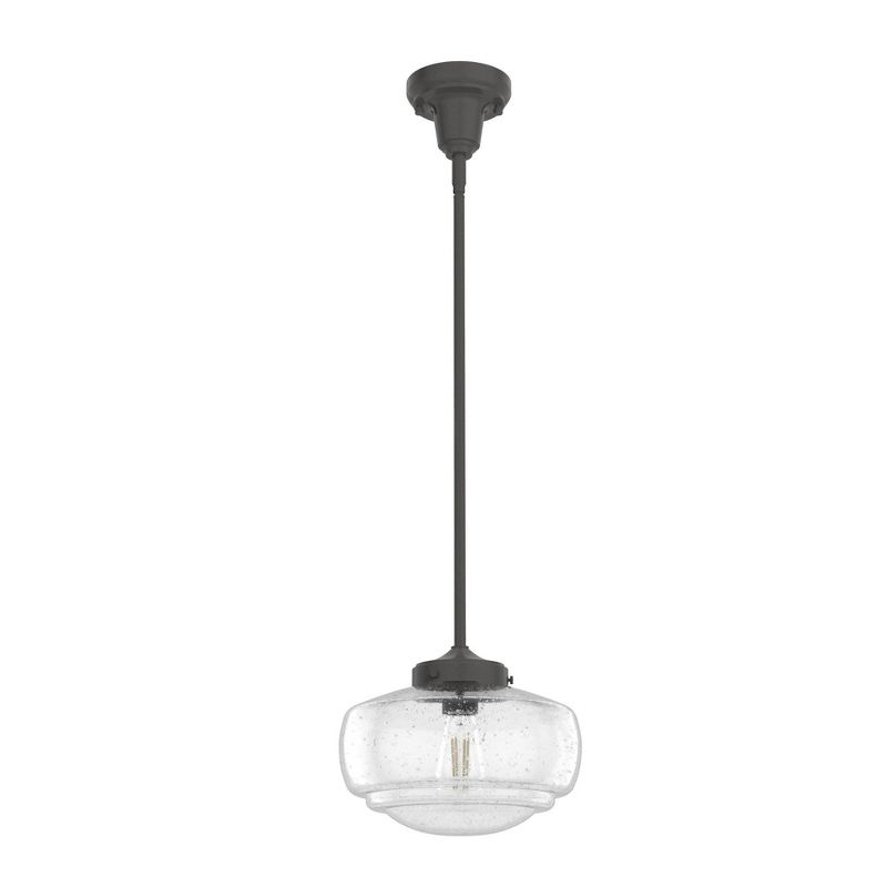 Hunter Fan Saddle Creek 1 - Light Single Schoolhouse Pendant with Glass