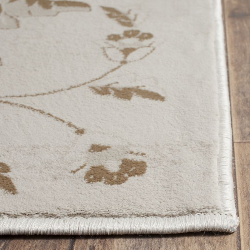 Vintage VTG579 Power Loomed Indoor Area Rug - Cream/Camel - 5'1"x7'7" - Safavieh