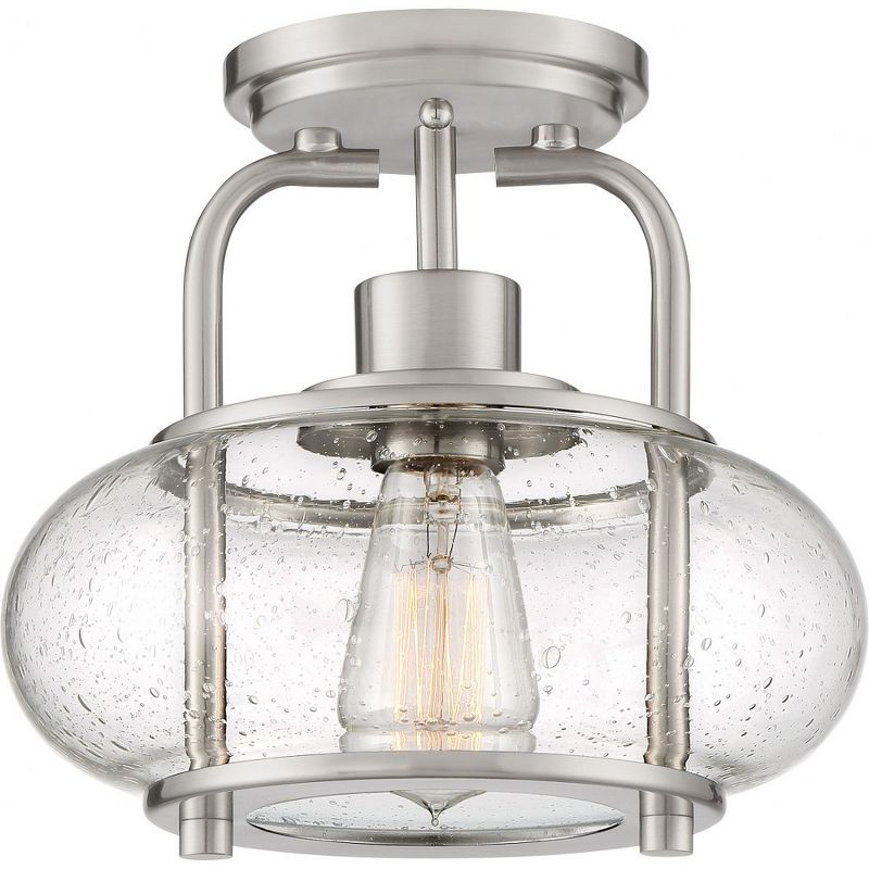 Quoizel Lighting Trilogy 1 - Light Semi-Flush Mount in  Brushed Nickel
