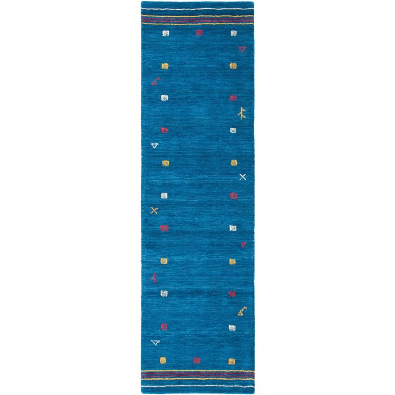 Himalaya HIM563 Handmade Runner Rug - 2'3"x8' - Blue - Safavieh