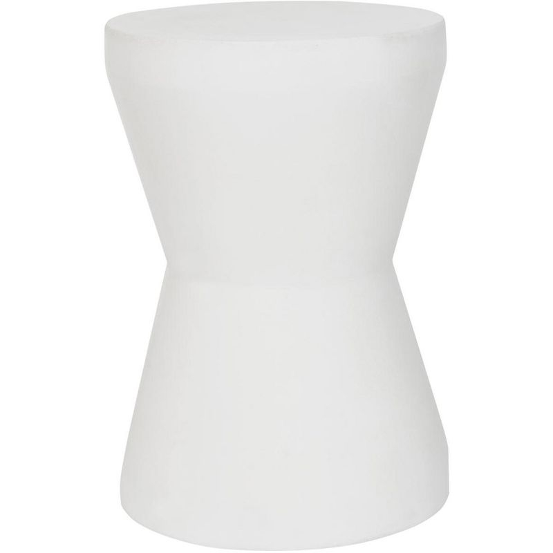 Torre Accent Stool - Indoor/Outdoor - VNN1001 - White - Safavieh