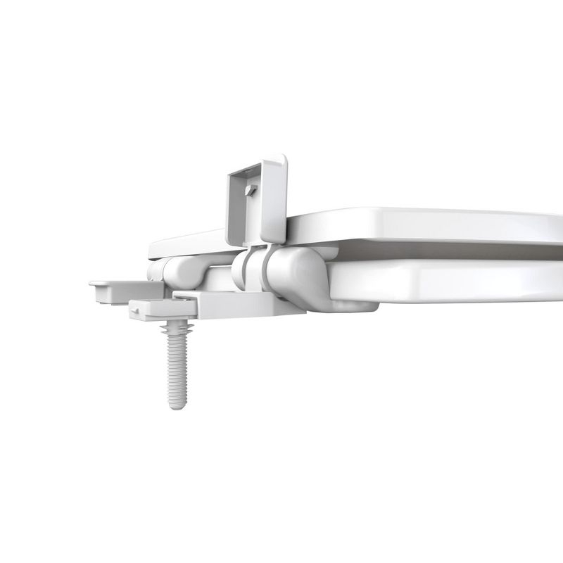 Mayfair by Bemis Affinity Soft Close Elongated Plastic Toilet Seat with Easy Cleaning and Never Loosens Bone: Durable Hinge, Quick Install