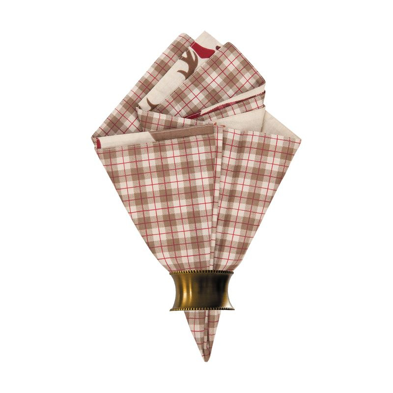 Loon Peak® Plourde Cotton Animals/Nature Square Napkin (Set of 6)