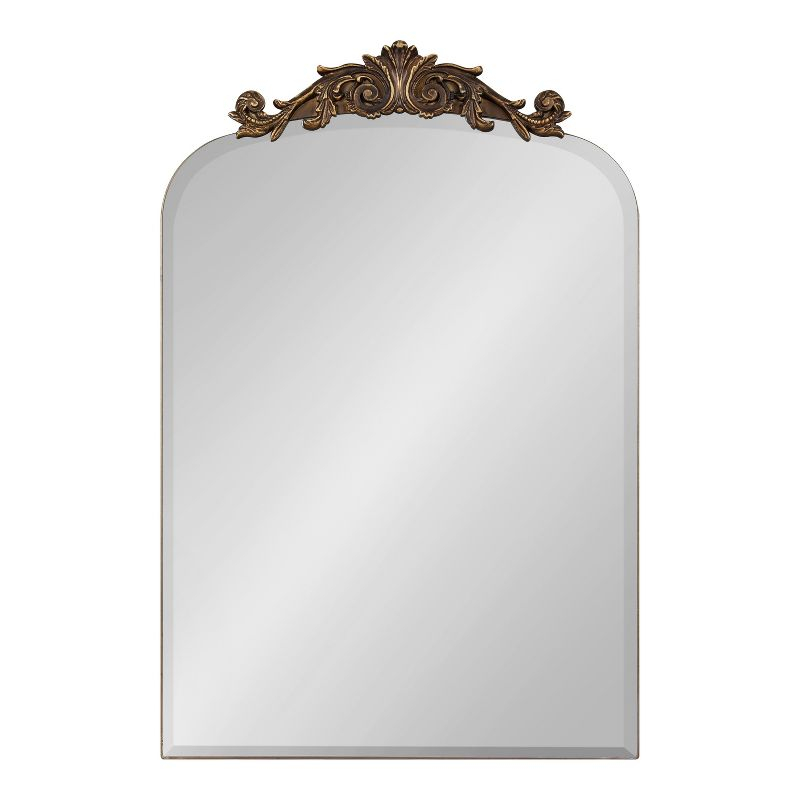 Kate and Laurel Arendahl Glass Arch Mirror, 20x30, Gold