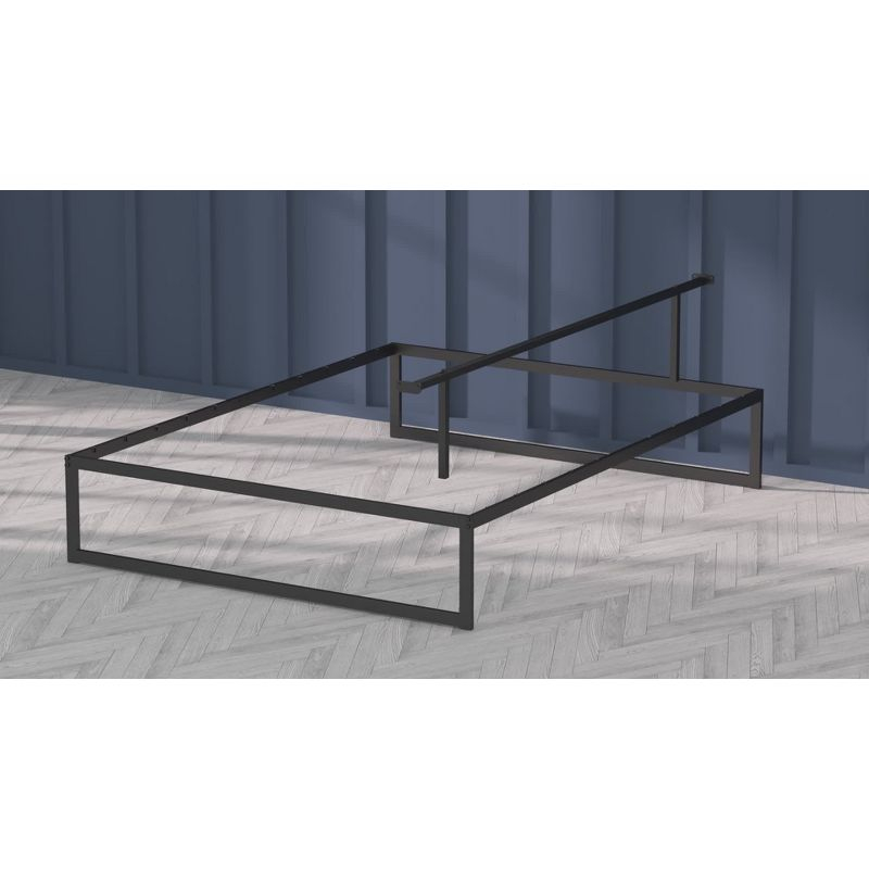 Full Abel 14" Metal Platform Bed Frame Black - Zinus: Steel Construction, No Box Spring Needed, Easy Clean