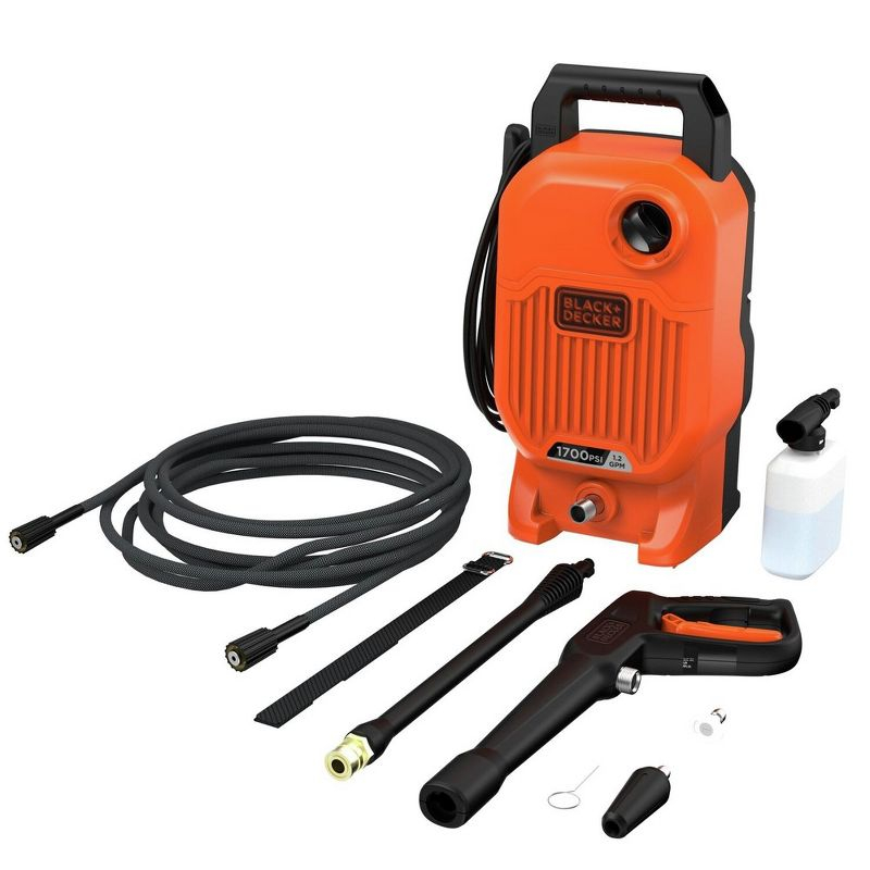 Black & Decker BEPW1700 1700 max PSI 1.2 GPM Corded Cold Water Pressure Washer