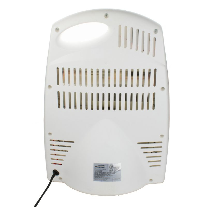 Brentwood 800 Watt Portable Space Heater in White