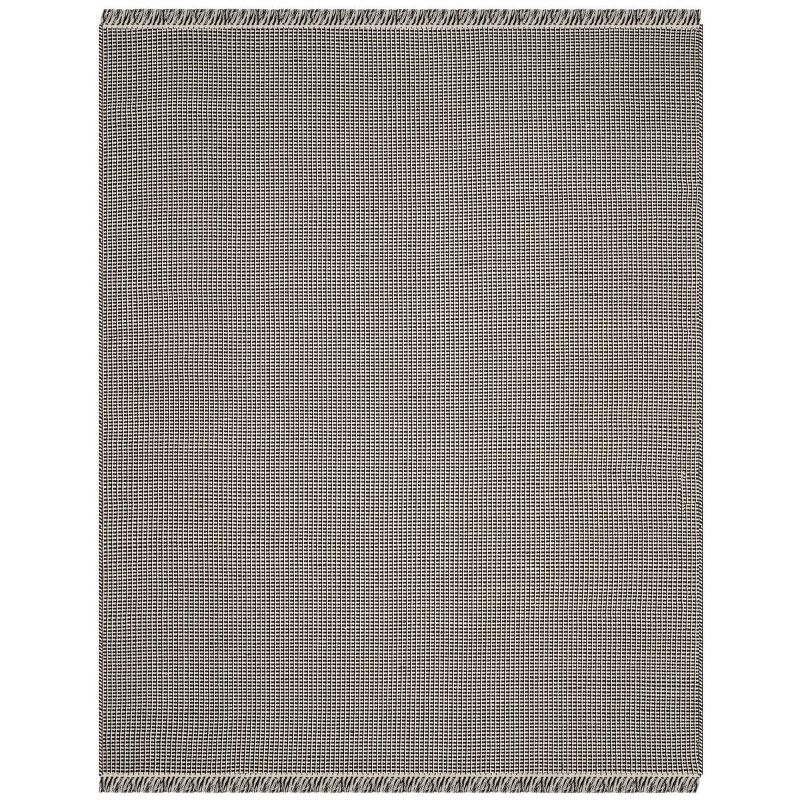 Montauk MTK340 Hand Woven Indoor Area Rug - Ivory/Black - 8'x10' - Safavieh
